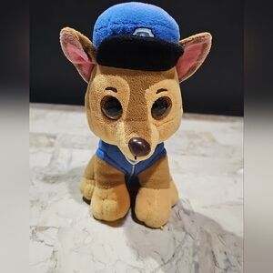 TY‎ Beanie Boos PAW PATROL CHASE Blue & Brown Stuffed Animal 7" Inches No Tag